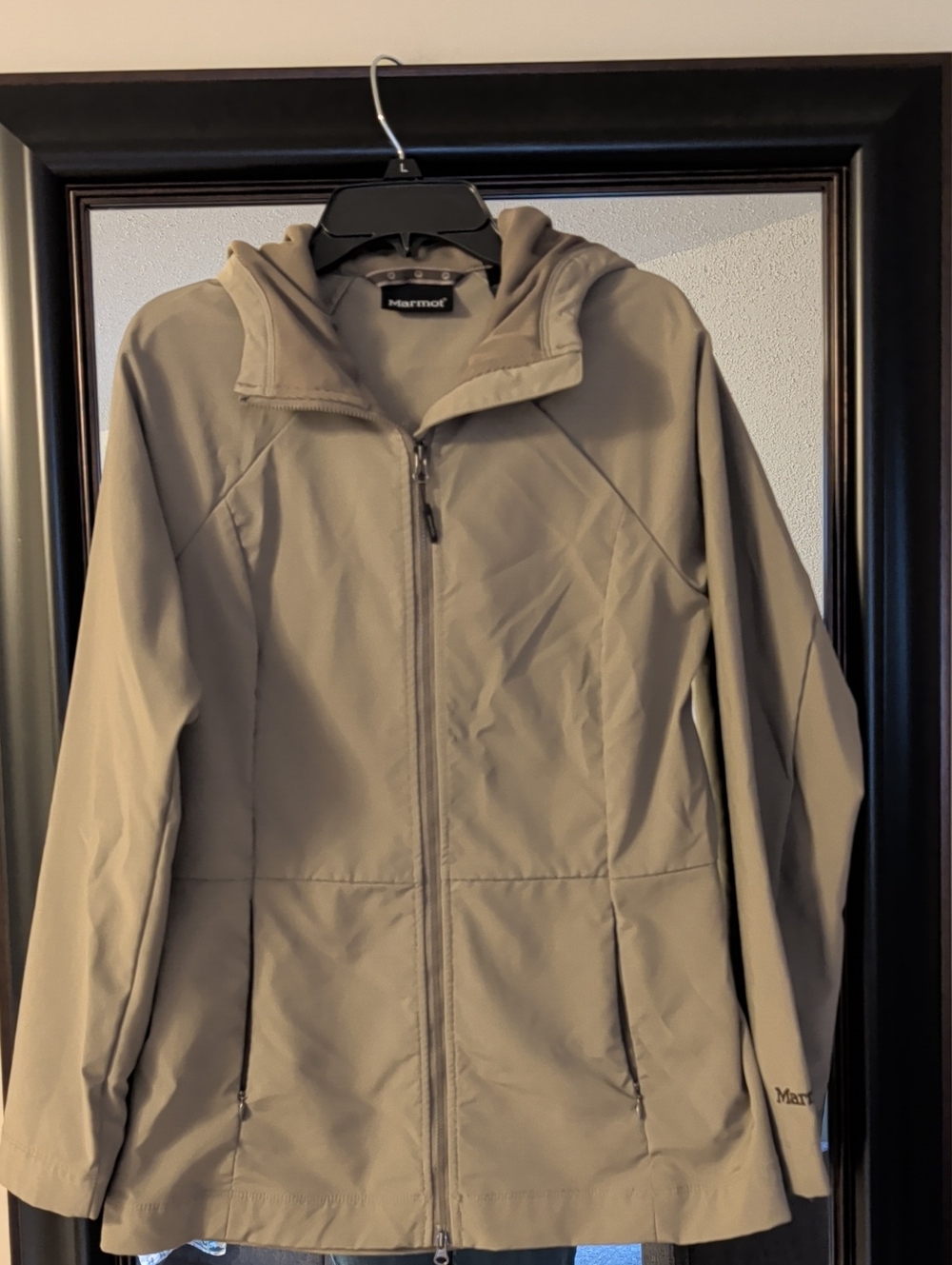 Marmot Women's Hooded Utility Jacket in Taupe